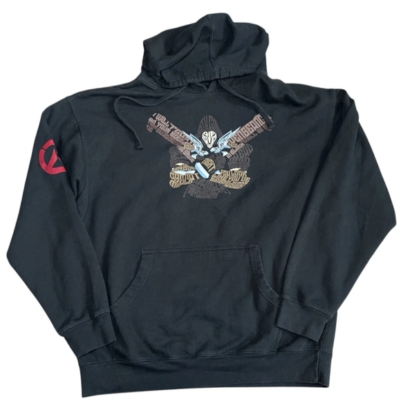 Blizzard World Of Warcraft Hoodie Sweatshirt Overwatch Reaper Black Size M - Picture 1 of 7